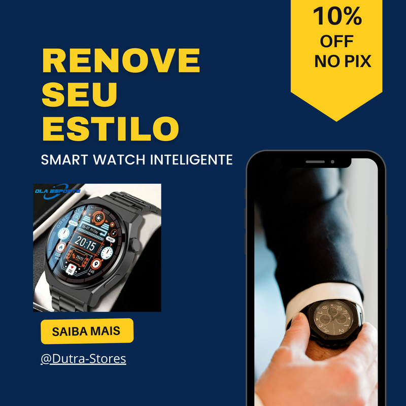 Smart Watch Inteligente a Prova D'água